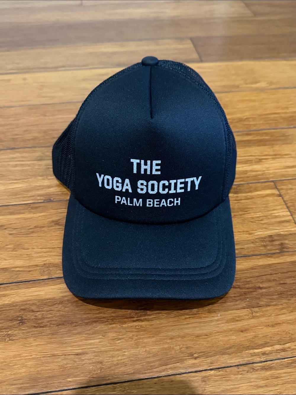 The Yoga Society Palm Beach Black Trucker Hat